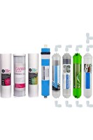 Sulook Su Arıtma Cihazı Filtresi 8'li Filtre Seti Paket Quick Bağlantılı Full Set