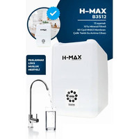 H-MAX 8 Litre Çelik Tanklı 15 Aşama Multi Mineralli Süper Membran Su Arıtma Cihazı HMAXB3510