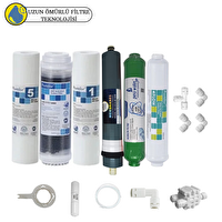 Purefer Açık Kasa Çift Sedimentli Sertifikalı 6'lı Platinium Mebran Alkalili