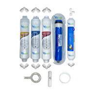 Pemax Water Solutions Kapalı Kasa Su Arıtma Cihazlarına Uygun Eco 5'li Reverse Osmosis Mebran Tatlandırıcı Set
