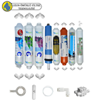 Pemax Water Solutions Kapalı Kasa Su Arıtma Uygun Sertifikalı 8'li Pallas Mebran Purefer-B12 Alkali-Mineral Detox Set