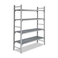 Empero EMP.40157-18 Polipropilen Raflar Düz Tablalı En 157x40x180 CM