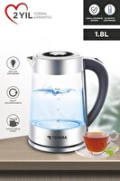 Torima TY-S888-040 Cam Ledli Kettle 1500 W 1.8 L Su Isıtıcı