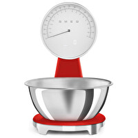 Smeg 50's Style Retro KSF01RDWW Kırmızı Analog Mutfak Tartısı