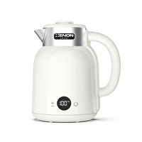 Xenon Smart X7101 1.5 L Paslanmaz Çelik Çift Katmanlı Led Ekranlı Hızlı Kaynatma Akım Korumalı Su Isıtıcı Krem