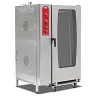Empero EMP.GKF.40 Plus Konveksiyonel Fırın - Gazlı - 40 GN-1/1 (20 GN-2/1) - kit arabalı - LPG'li