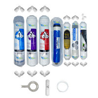 Pemax Water Solutions Kapalı Kasa Su Arıtma Cihazı  STD 7'li ReVerse Osmosis Mebran B12 Alkali-ŞeffafMineral-Gümüş İyon