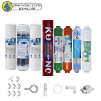 Pemax Water Solutions Purefer Açık Kasa Çif Sedimentli Sertifikalı 8'li Orijinal Lg Kuno Mebran  Mineral-Alkalili-Detox