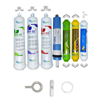 Pemax Water Solutions Kapalı Kasa Su Arıtma Cihazlarına  HFT  7'li Pallas Mebran Alkali-Mineral-Tatlandırıcı