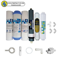 Pemax Water Solutions Purefer Açık Kasa Çift Sedimentli Sertifikalı 6'lı Platinium Mebran  B12 Alkalili