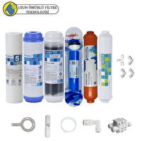 Pemax Water Solutions Purefer Açık Kasa Çift Karbonlu Sertifikalı 6'lı Filmtec Dupon Mebran  Mineralli
