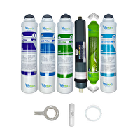 Pemax Water Solutions Kapalı Kasa Su Arıtma Cihazlarına  Tak Çevir   6'lı Platinium Mebran Alkali-Tatlandırıcı