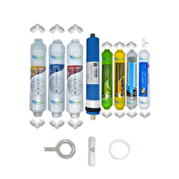 Pemax Water Solutions Kapalı Kasa Su Arıtma Cihazlarına Uygun Eco  8'li Vontron Mebran Alkali-Mineral-Detox Set