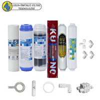 Pemax Water Solutions Purefer Açık Kasa Çift Karbonlu Sertifikalı 6'lı Orijinal Lg Kuno Mebran  B12 Alkalili
