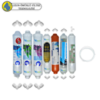 Pemax Water Solutions Kapalı Kasa Su Arıtma Uygun Sertifikalı 7'li Mebransız purefer-B12 Alkali-Mineral-Detox Set