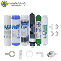 Pemax Water Solutions Purefer Açık Kasa Çift Karbonlu Sertifikalı 6'lı Platinium Mebran  Alkalili