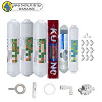 Pemax Water Solutions Purefer Kapalı Kasa Su Arıtma CihazıSertifikalı 6'lı Orijinal Lg Kuno Mebran Şeffaf 4'lü Mineral
