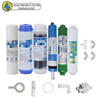 Pemax Water Solutions Purefer Açık Kasa Çift Karbonlu Sertifikalı 6'lı Pallas Mebran  Alkalili