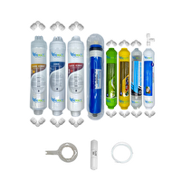 Pemax Water Solutions Kapalı Kasa Su Arıtma Cihazları Uygun Eco 8'li ReVerse Osmosis Mebran Alkali-Mineral-Detox-Set