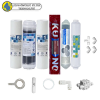Pemax Water Solutions Purefer Açık Kasa Çift Sedimentli Sertifikalı 6'lı Orijinal Lg Kuno Mebran Şeffaf 4'lü Mineral