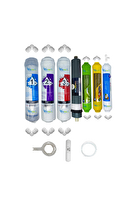 Pemax Water Solutions Kapalı Kasa Su Arıtma Cihazına Uygun STD 7'li Platinium Mebran Alkali-Mineral-Tatlandırıcı Set