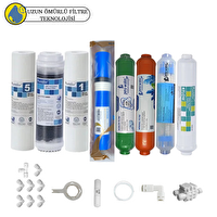 Pemax Water Solutions Purefer Açık Kasa Çift Sediment Sertifikalı 8'li Vontron Helixfil Yüksek Mebran Mineral-Alkali-Detox