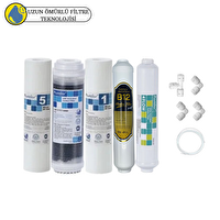 Pemax Water Solutions Purefer Açık Kasa Çift Sedimentli Sertifikalı 5'li Mebransız  B12 Alkalili