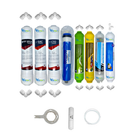 Pemax Water Solutions Kapalı Kasa Su Arıtma  Ecomax 8'li ReVerse Osmosis Mebran Alkali-Mineral-Detox-Tatlandırıcı