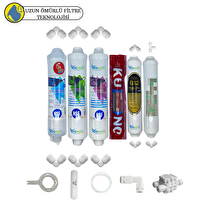 Pemax Water Solutions Kapalı Kasa Su Arıtma Cihazlarına Uygun Sertifikalı 6lı Orijinal LG Kuno Mebran-B12 Alkali Set