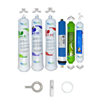 Pemax Water Solutions Kapalı Kasa Su Arıtma Cihazlarına  HFT  6'lı Vontron Mebran Alkali-Tatlandırıcı