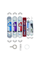 Pemax Water Solutions Kapalı Kasa Su Arıtma Cihaz STD 6'lı Orijinal LGKuno Mebran Şeffaf Mineral-Gümüşİyon Tatlandırıcı