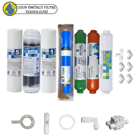 Pemax Water Solutions Purefer Açık Kasa Çif Sedimentli Sertifikalı 7'li Vontron Helixfil Yüksek TDS Mebran  Mineral-Alkali