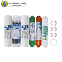 Pemax Water Solutions Purefer Açık Kasa Çif Sedimentli Sertifikalı 6'lı Mebransız  Mineral -Alkalili
