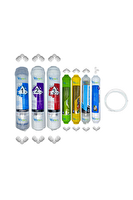 Pemax Water Solutions Kapalı Kasa Su Arıtma Cihazlarına Uygun STD 7'li Mebransız  Alkali-Mineral-Detox-Tatlandırıcı Set