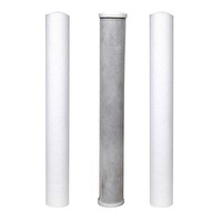 Sulook Su Arıtma 20 Inch 5 Micron Tortu + B. Aktif Karbon + Tortu Filtre