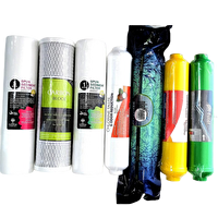 Sulook Lotto Filters Su Arıtma Filtre Seti 7'li Çift Spun Platınum Mineral Alkali