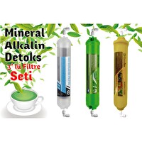 Sulook Mineral.Alkalin Detoks 3'lü Filtre Seti