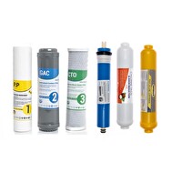 Sulook Su Arıtma Cihazı Sulook Açık Kasa Çift Karbonlu 6'lı Filtre SetiVontron Membranlı