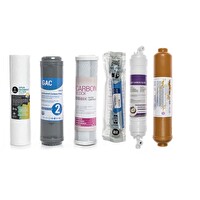 Sulook  Açık Kasa SU ARITMA CİHAZLARINA UYUMLU 6'LI Filtre Seti LG Membranlı