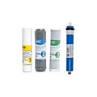 Sulook Açık Kasa Su Arıtma Cihazı Dörtlü Filtre SetiÜçlü Ön Filtre + Vontron Ters Ozmos Membran
