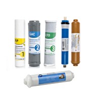 Sulook Su Arıtma Cihazı Sulook Açık Kasa Çift Karbonlu 6'lı Filtre SetiVontron Membranlı