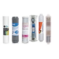 Sulook Açık Kasa Arıtma Uyumlu 6'lı Filtre Seti10 Aşamalı LG Membranlı