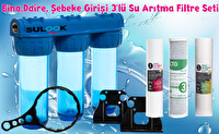 Sulook Şebeke,daire,bina Girişi Su Arıtma Sistemi 3'lü Süper Ekonomik Set