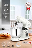 Torima TMK-1400DT Hamur Yoğurma Makinesi Mutfak Şefi 1400W Beyaz Stand Mikser