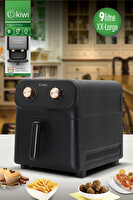 Kiwi KAF-5559  9 L Yağsız 60 Dk Zamanlayıcılı Fritöz & Airfryer Siyah