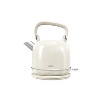 Sinbo SK-8035 2.2L Paslanmaz Çelik Elektrikli Su Isıtıcı 360 Derece Kablosuz 1800W Bej Retro Kettle