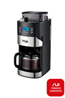 Yui CM-1609 1.5 L Cam Hazneli Öğütücülü Filtre Kahve Makinesi