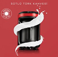 Karaca Hatır Hüps Kırmızı Sütlü Türk Kahve Makinesi