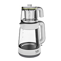 Beko CM 5964 Floral 1900 W Cam Demlikli Beyaz Çay Makinesi