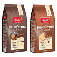 Melitta Bella 2x1000 G Crema La Crema ve Espresso Çekirdek Kahve 2'li Set